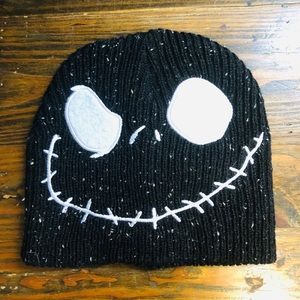 Jack Skellington spackle knit Toque Beanie